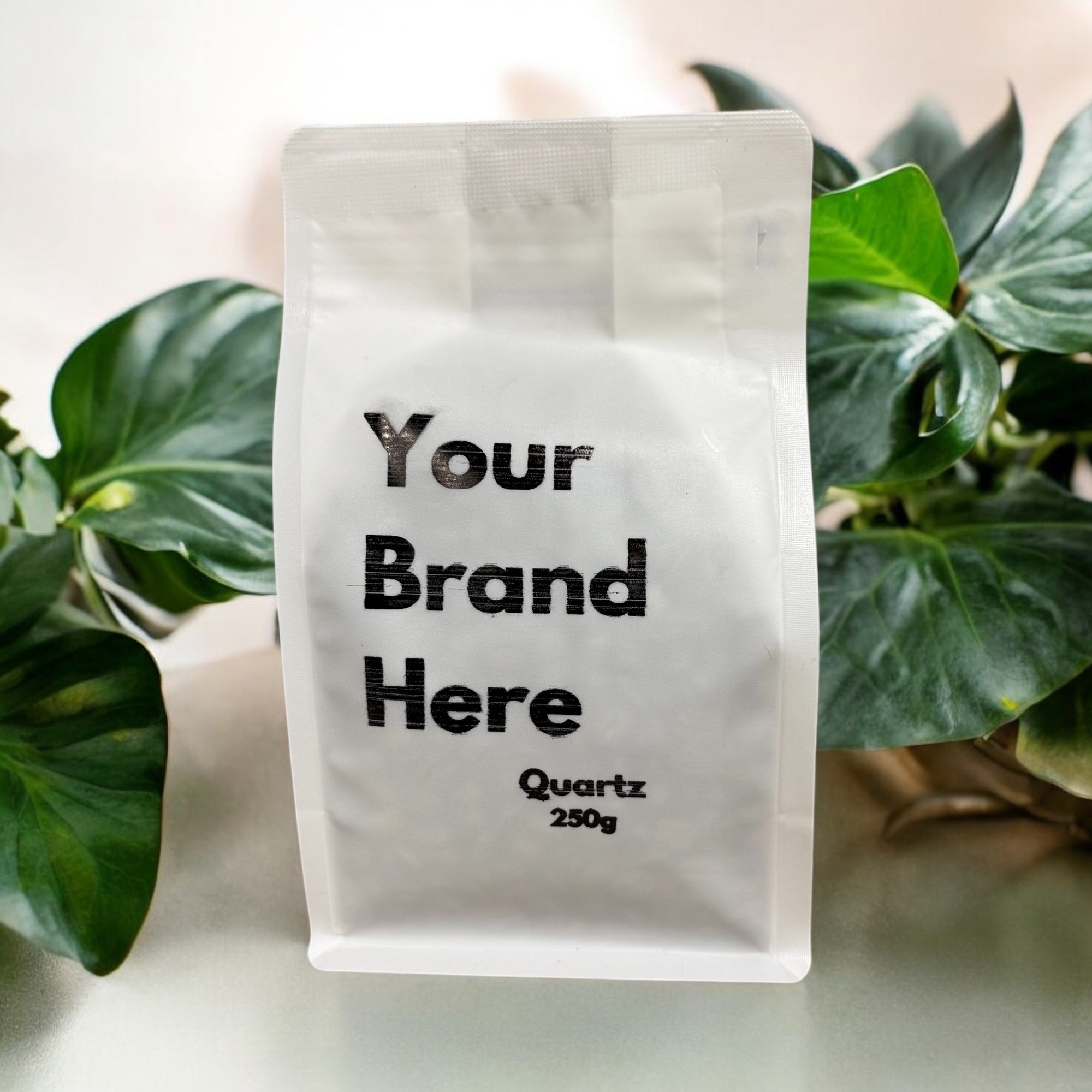 White Decaf Label Coffee